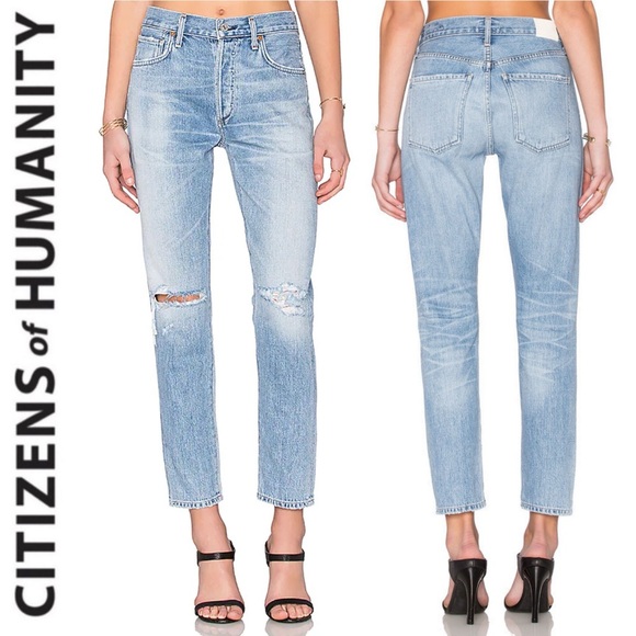 Citizens of Humanity Liya Premium Vintage High Rise Classic in Torn Size 26 - Picture 1 of 16